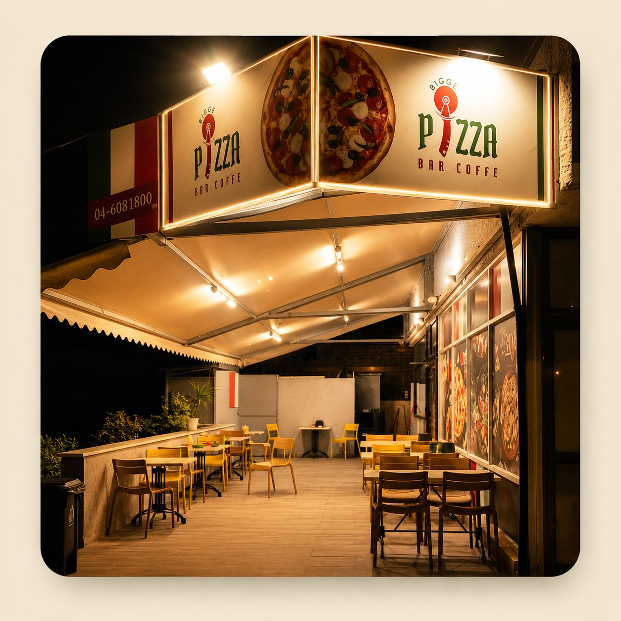 מיקום BIGGE Pizza & Pasta
